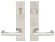 Stuttgart Lever, Tubular Entry, Single Cylinder, RH, Satin Stainless Steel