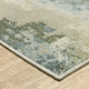 Bastian Contemporary Abstract Blue/ Green Indoor Area Rug, Blue, 7'10"x10'