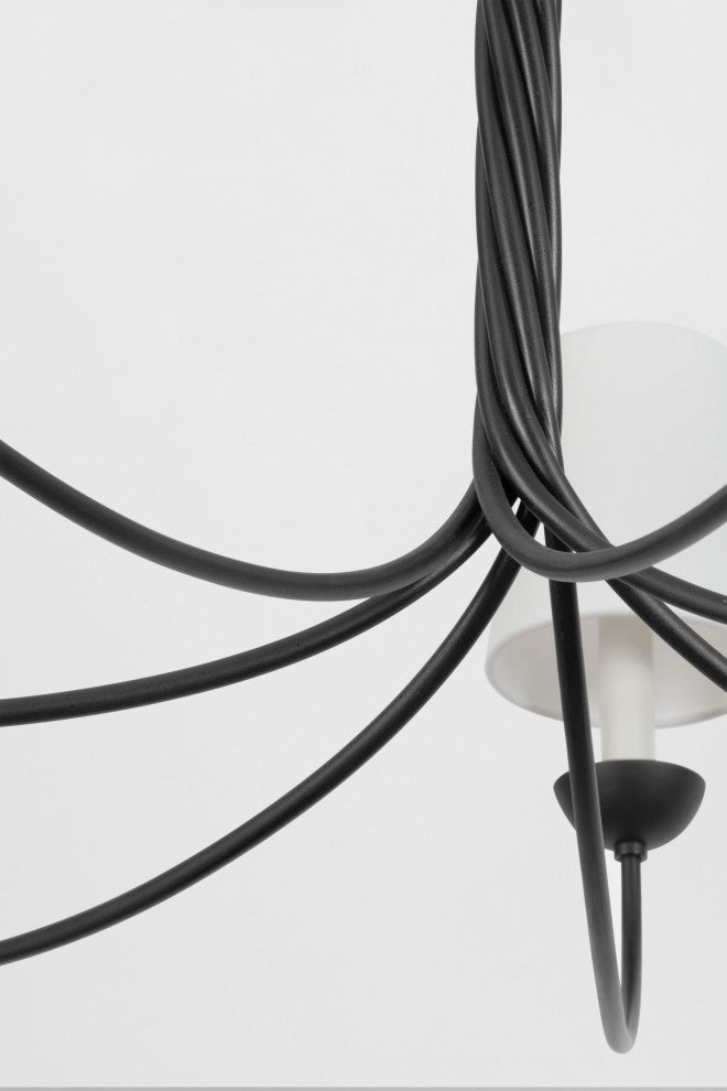 Montpelier 48" Wide 7-Light Aged Iron Chandelier