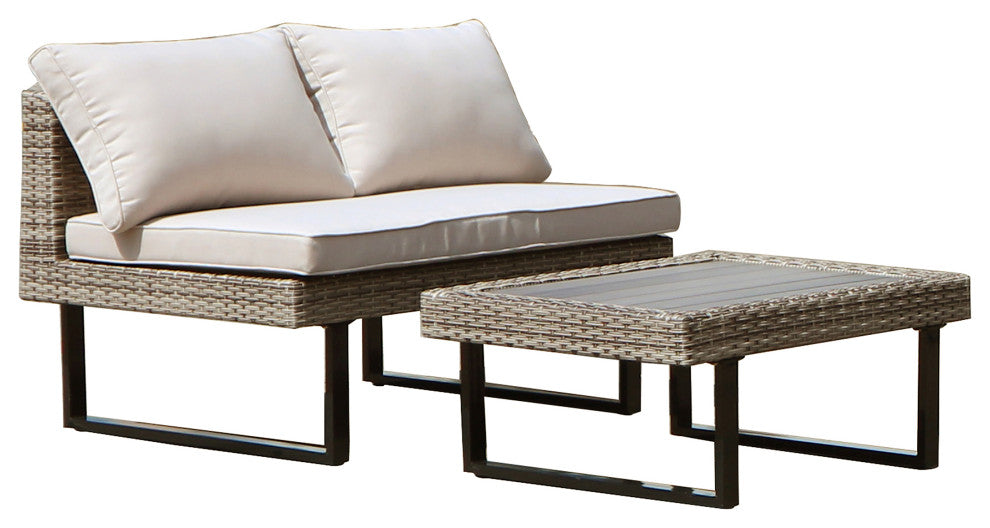 Outdoor Corner Patio Sectional and Tables