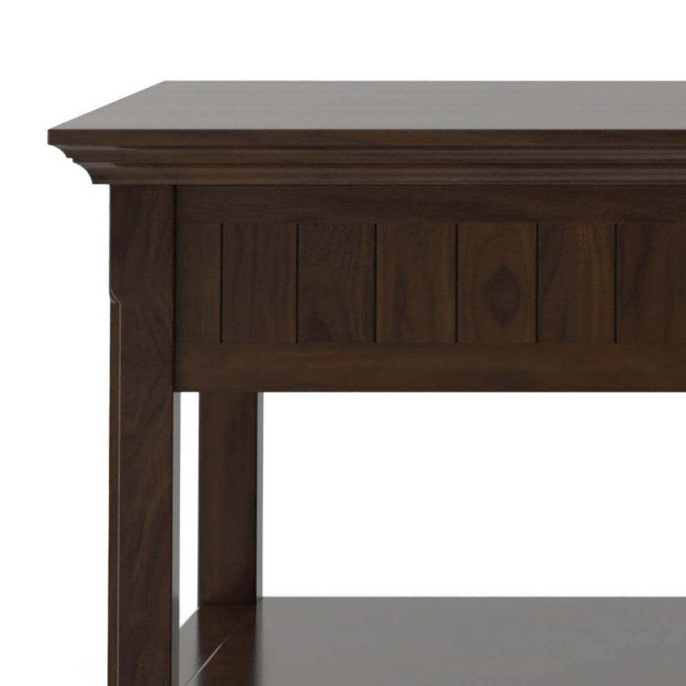 Acadian Solid Wood Lift Top Coffee Table, Brunette Brown