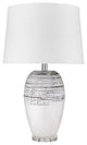 Trend Home 1-Light Polished Nickel Table Lamp