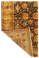 Navy Blue Hand Knotted Agra 12'x18'