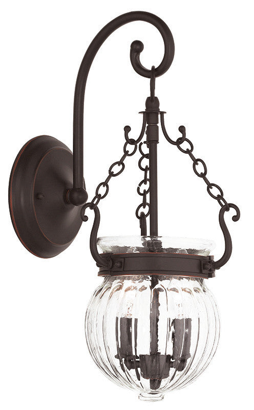 LIVEX LIGHTING 50501-67 2 Light Olde Bronze Wall Sconce