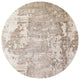 Ahgly Company Indoor Round Mid-Century Modern Area Rugs, 4' Round