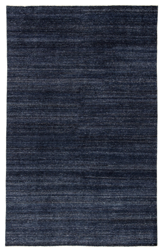 Jaipur Living Origin Knotted Solid Area Rug, Dark Blue, 8'6"x11'6"