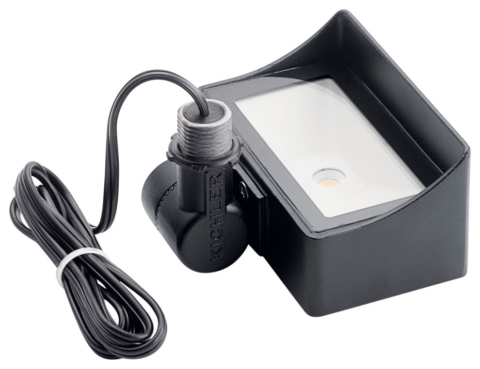 LED Integrated Wash Textured Black Mini VLO Flood 2700K