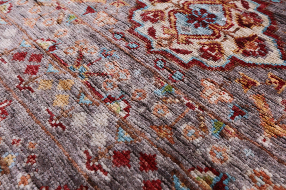 5' 2" X 6' 10" Super Kazak Khorjin Handmade Wool Rug Q11290