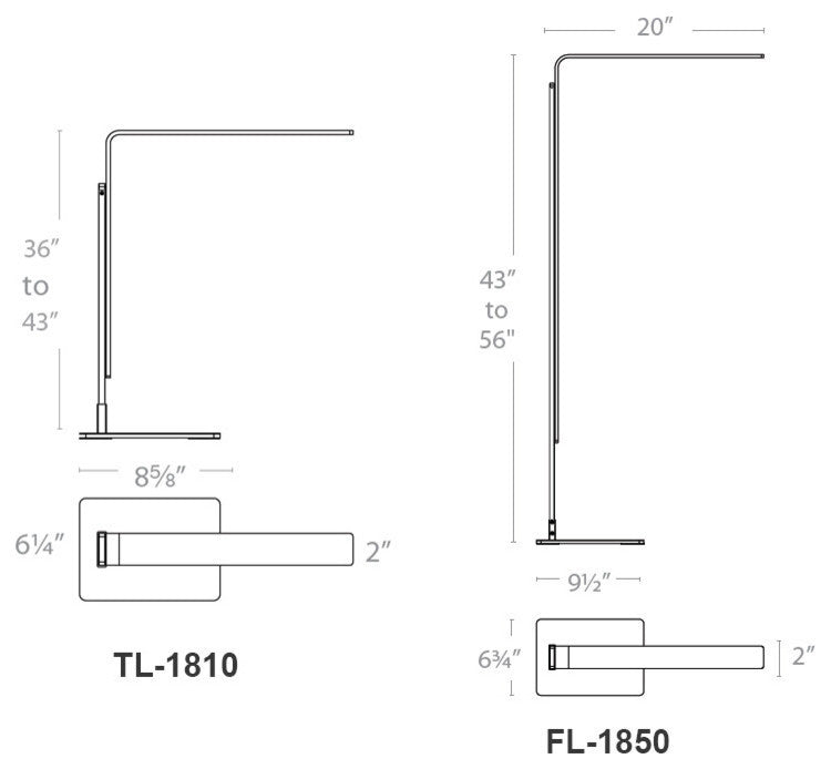 Modern Forms Linear LED Floor Lamp in Black