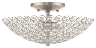 Livex Lighting Brushed Nickel 2-Light Ceiling Mount