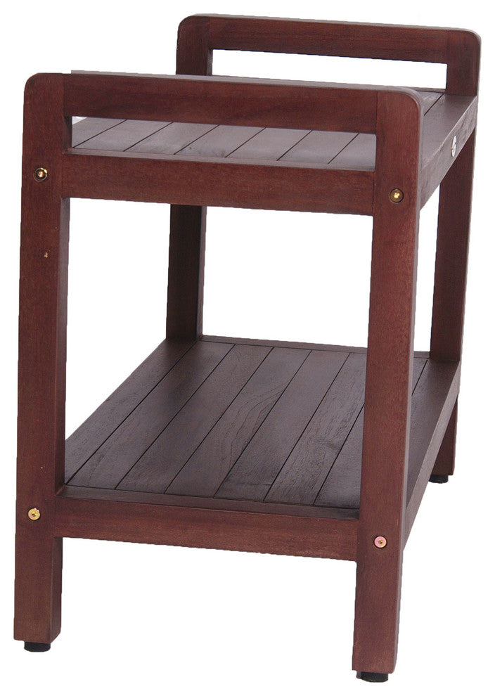 Classic Teak Shower Bench With LiftAid Arms, 29"x18"
