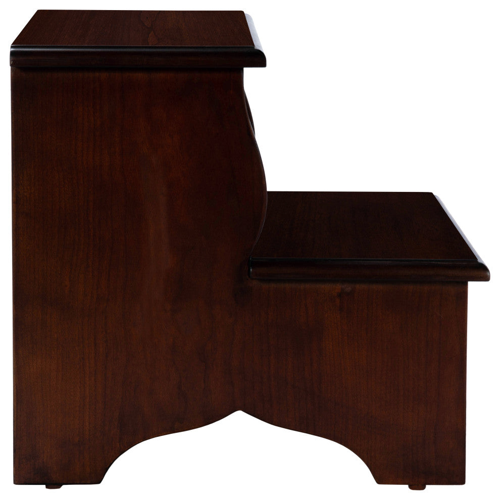 Butler Melrose Praline Step Stool, Dark Brown