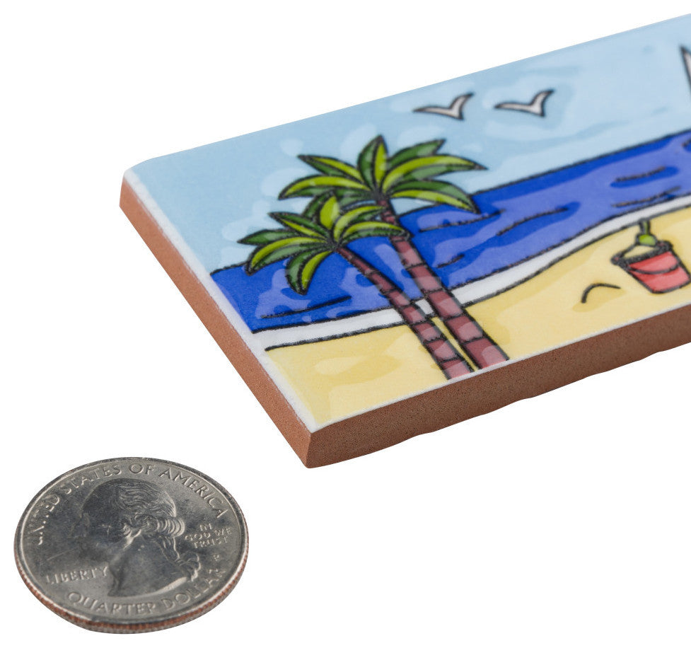 Captain Beachy Ceramic Wall Trim