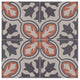 8"x8" Lisbon Handcrafted Cement Tiles, Set of 16