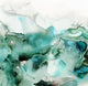 "Mint Bubbles I" Fine Art Canvas Print, 72"x72"