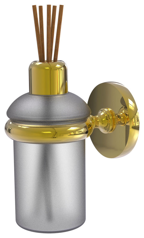 Prestige Skyline Wall Mounted Scent Stick Holder, Polished Brass