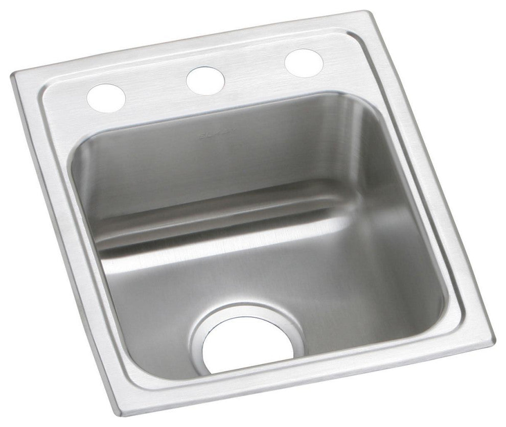 PSR15171 Celebrity Stainless Steel 15" x 17-1/2" Drop-in Bar Sink 1 Hole