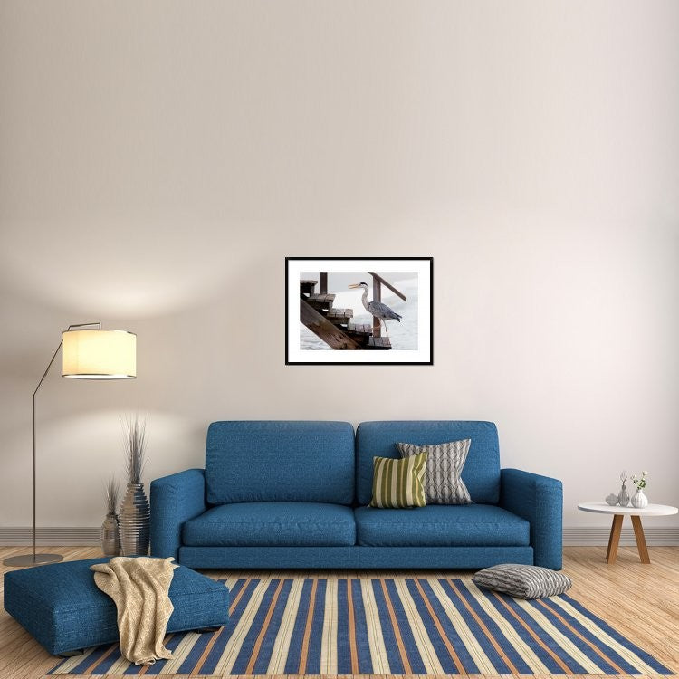 "With A Firm Step" Framed Digital Print by Michel Guyot, 38"x28"