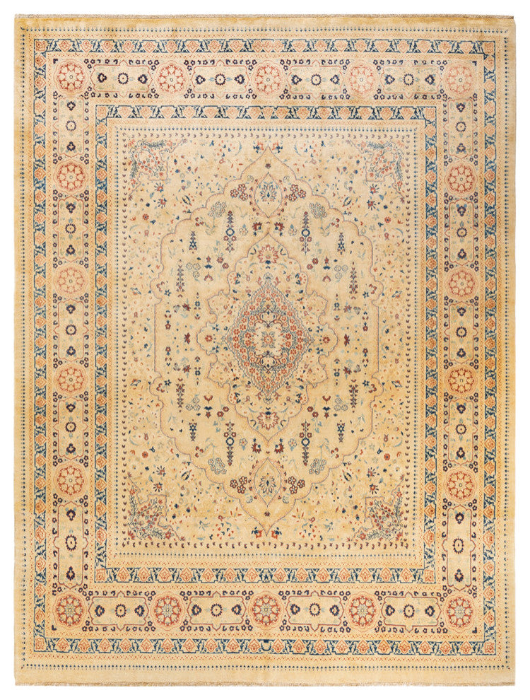 Mogul, One-of-a-Kind Hand-Knotted Area Rug Ivory, 8'0"x10'7"