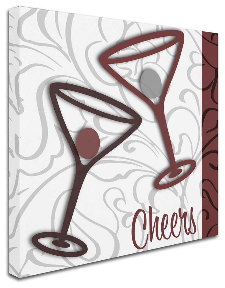 Color Bakery 'Cheers II' Canvas Art, 35"x35"