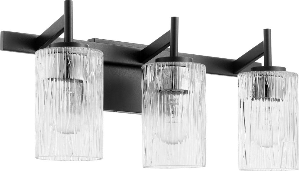 Transitional Vanity in Textured Black