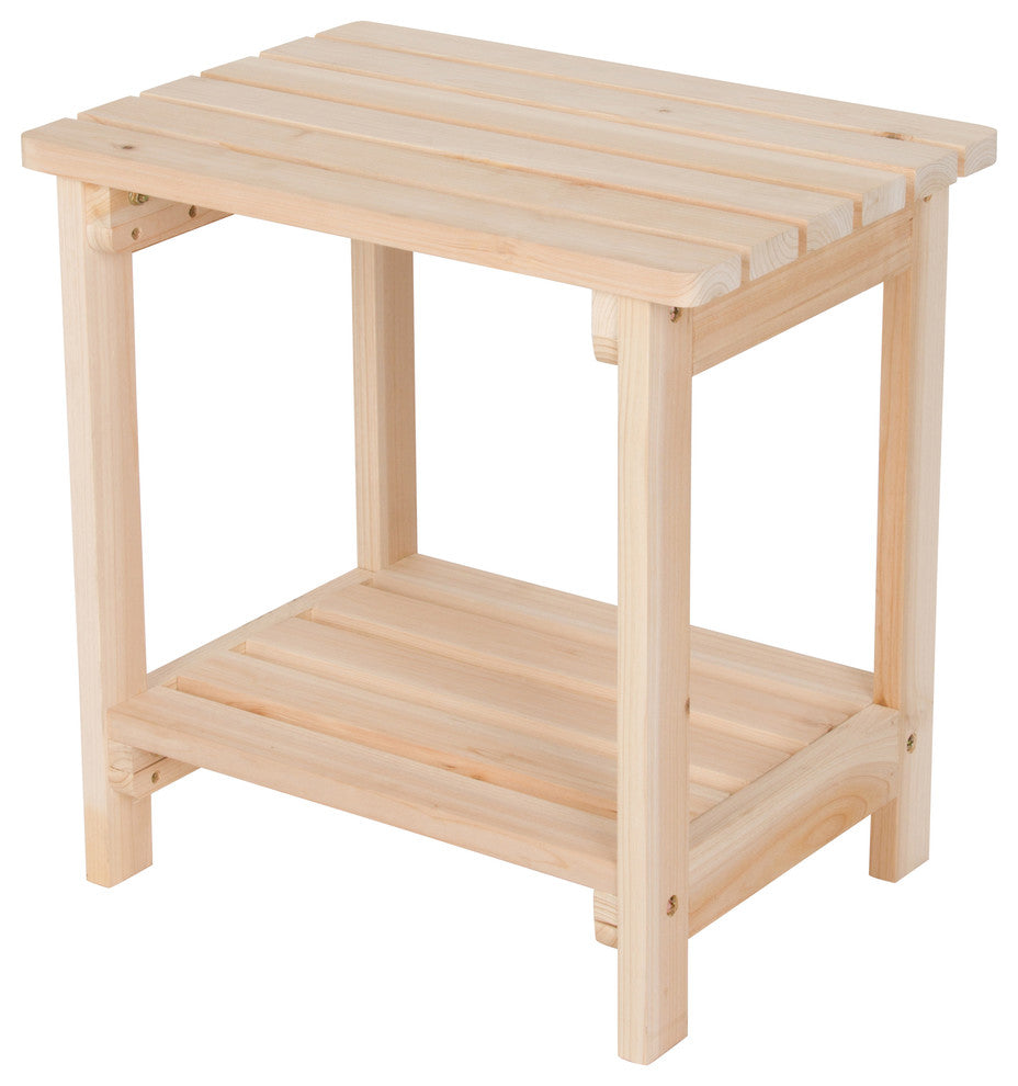 Rectangular Side Table, Natural, Small