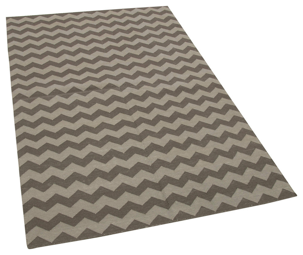 Rug N Carpet - Handmade Wool 3' 6'' x 5' 5'' Flatweave Dhurrie Kilim Rug