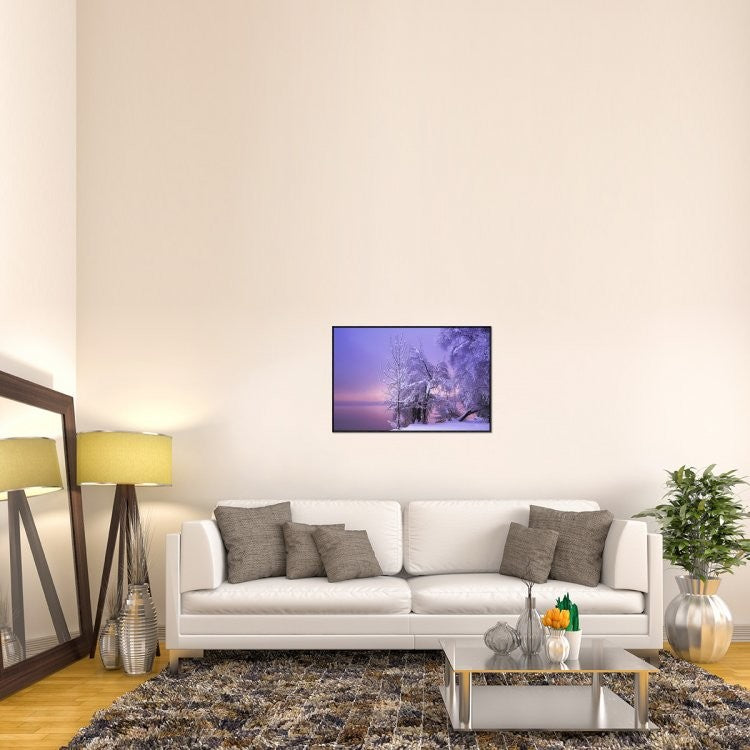 "Stillness" Framed Canvas Giclee by Norbert Maier, 37x25"
