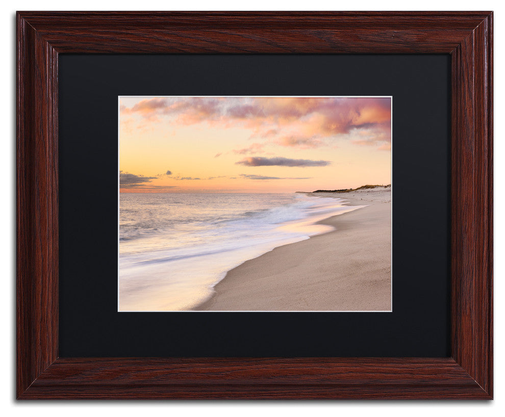 Michael Blanchette Photography 'Tide Line' Art, Wood Frame, Black Matte, 14"x11"
