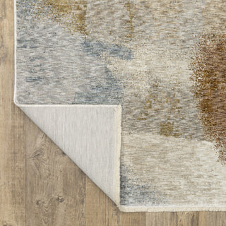 Harlan Modern Abstract Odyssey Polyester Area Rug 6'7" x 9'6"