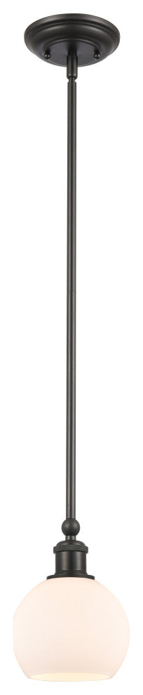 Innovations 341-1S-BK-G121-6 Concord 1 Light 6" Mini Pendant, Matte Black