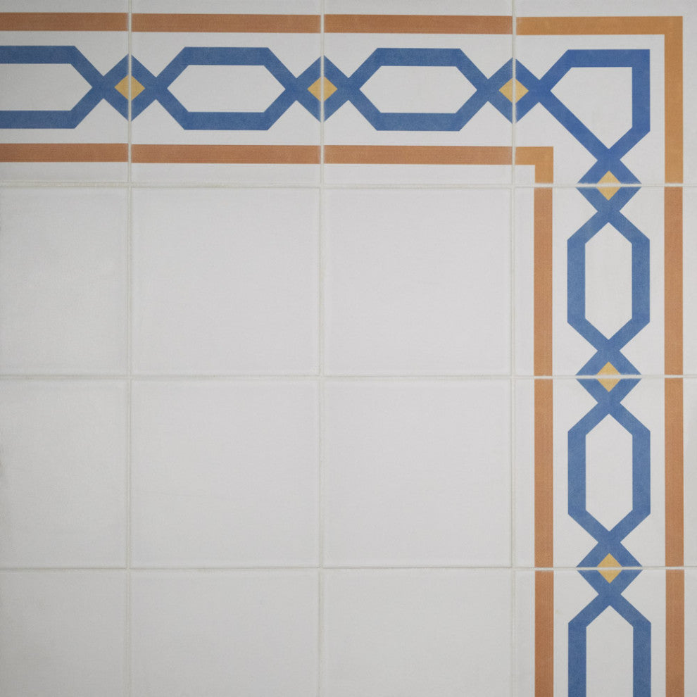 Revival Ceramic Floor and Wall Tile, White