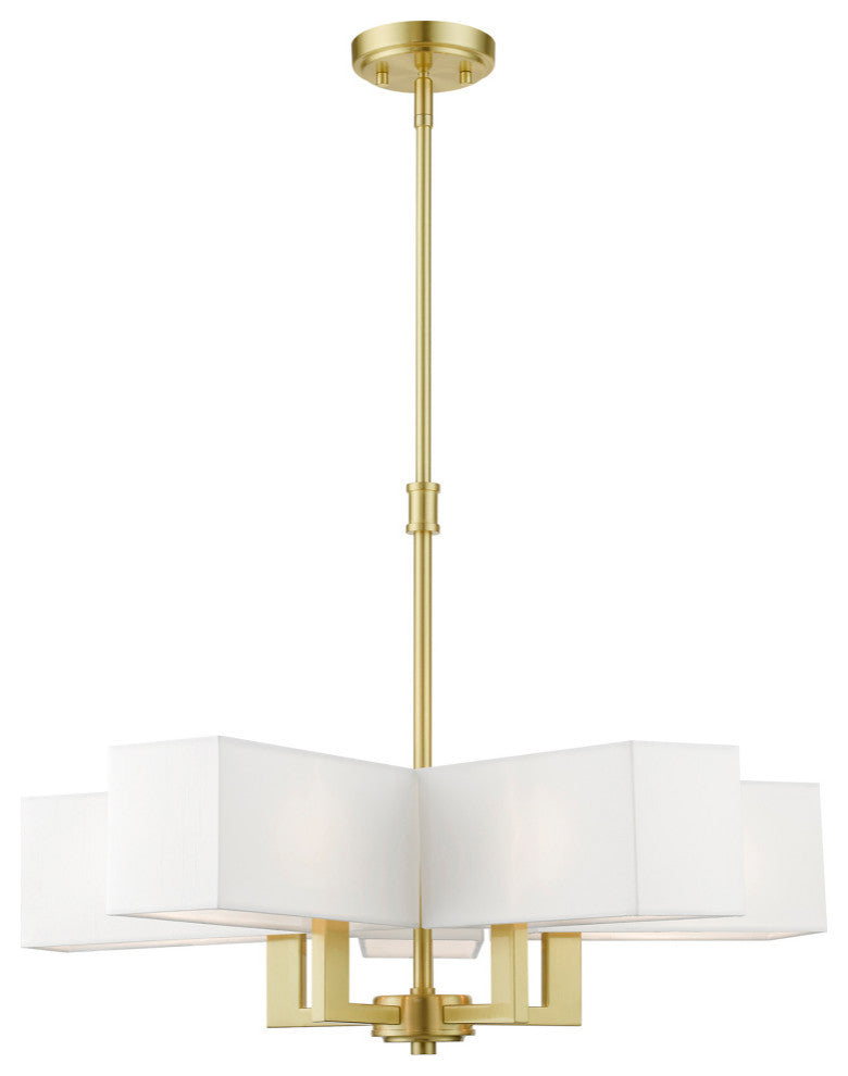 Rubix 5 Light Black Chandelier