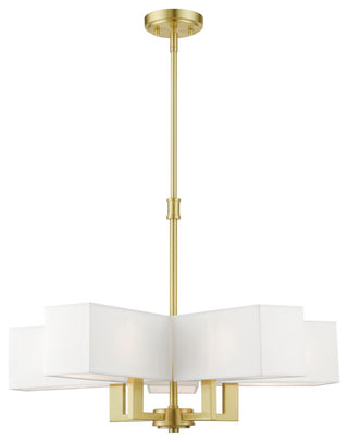 Rubix 5 Light Black Chandelier