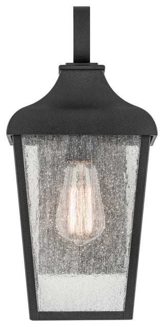 14.75" 1-Light Outdoor Wall Light With Clear Water Glass