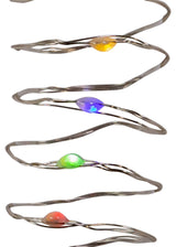200 Light, Dual Color LED Lights, Silver Wire