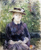 Berthe Morisot Portrait of Paule Gobillard, 20"x25" Wall Decal