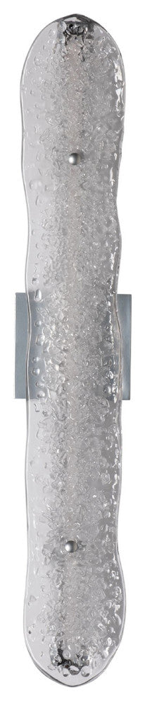 Glissade LED Bath Bar, Sterling