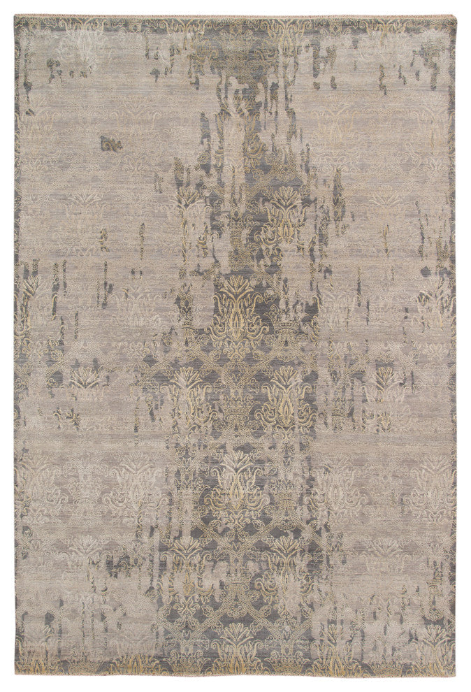 Pearl Area Rug, Light Gray, 9' x 12', Persian