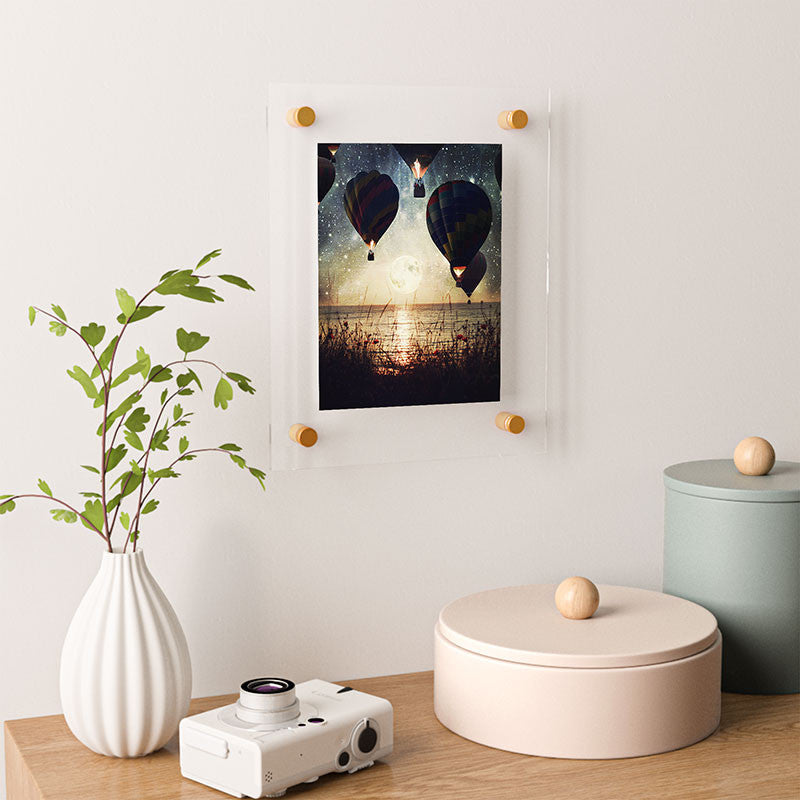 Belle13 Lighting The Night Floating Acrylic Print