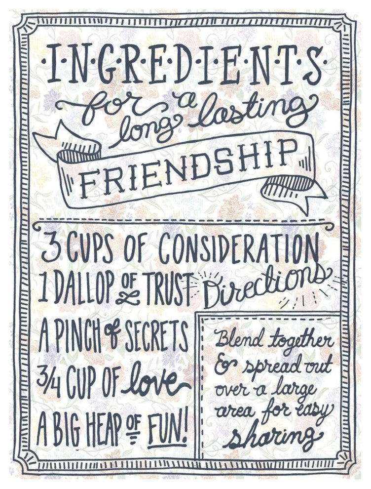 "Ingredients For Life Ditzy Floral IV" Paper Print by Mary Urban, 20"x26"