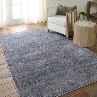 Melora Dotted Blue/ Cream Area Rug 5'3"X8'