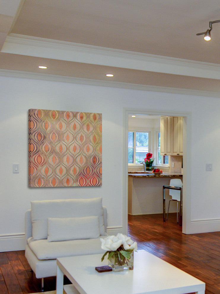 "Pattern" Painting Print on Canvas by Evelia