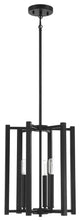 Benson 3-Light Matte Black Pendant