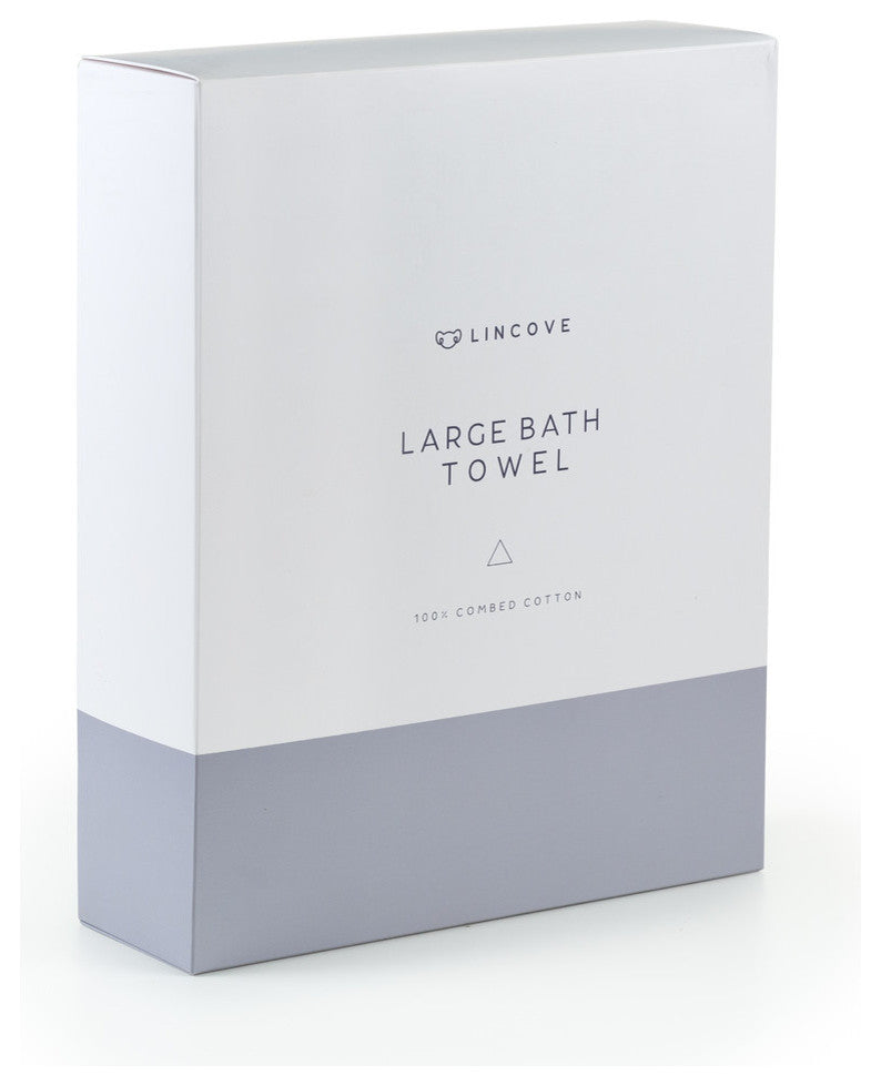 Large Bath Towel, White