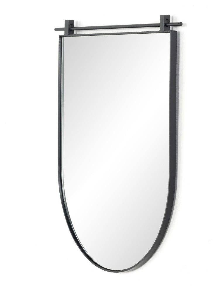Chico Small Arch Mirror, Antiqued Iron