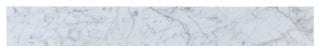 30" Backsplash, Carrara White