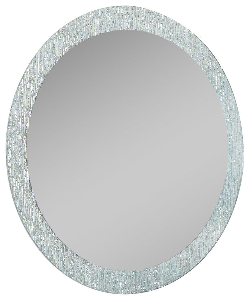 Molten Bathroom Mirror, Round