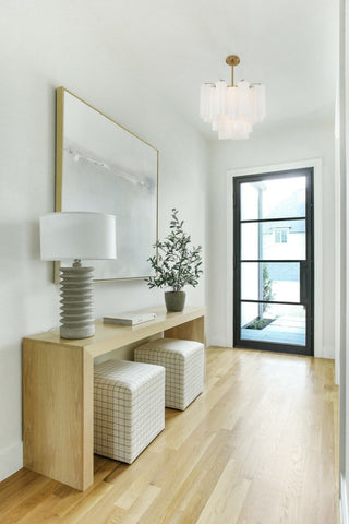 CRYSTORAMA Addis 4 Light Aged Brass Chandelier