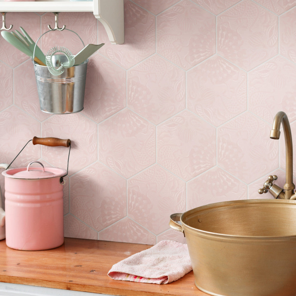 Gaudi Lux Hex Porcelain Floor and Wall Tile Sample